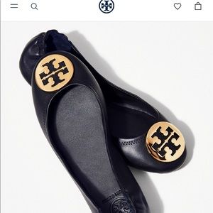 Black Tory Burch Ballet Flats